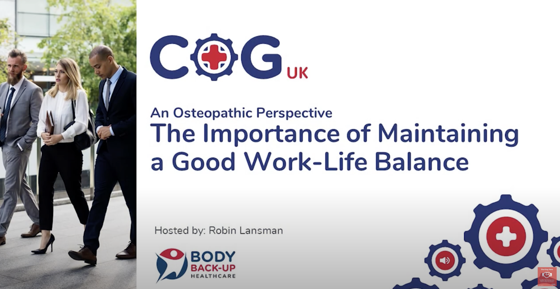 Work Balance For Health - Body Back Up Healthcare Osteopathy Blog